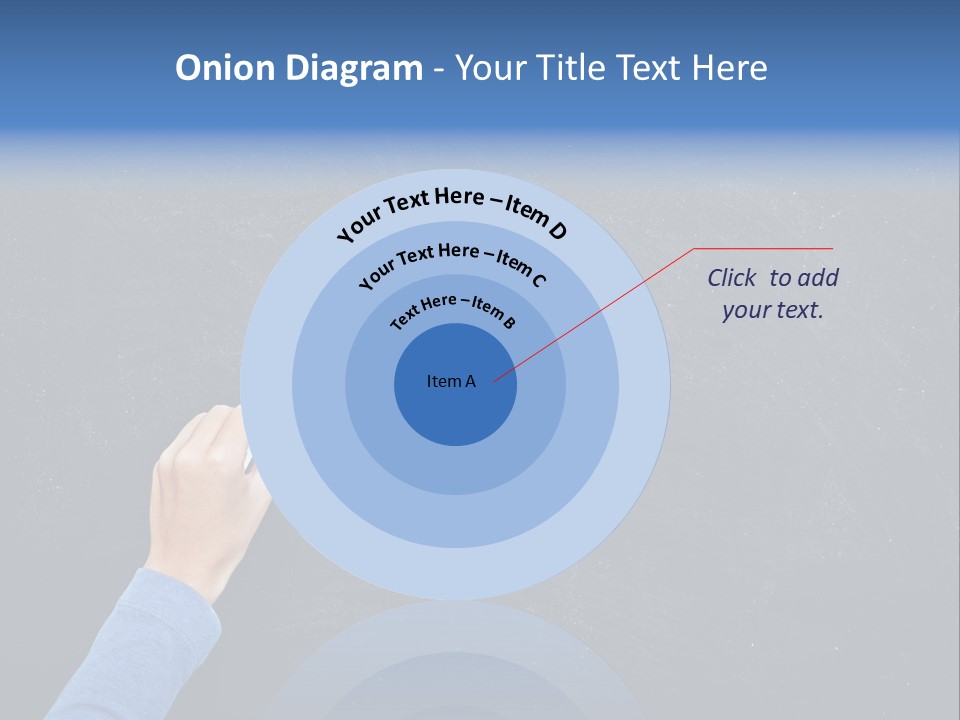 Handwriting Work Arm PowerPoint Template