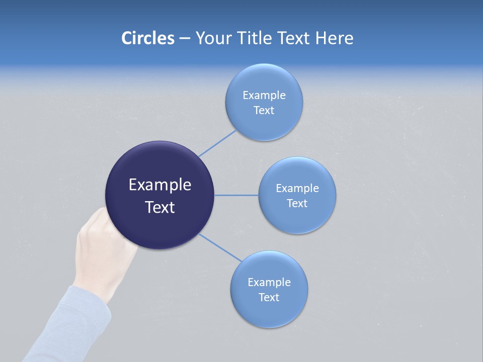 Handwriting Work Arm PowerPoint Template