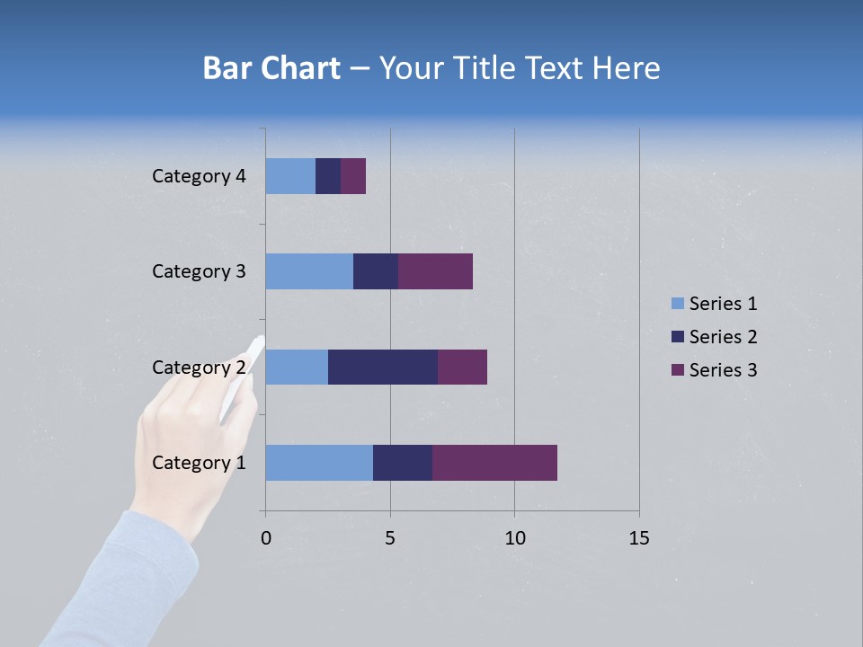 Handwriting Work Arm PowerPoint Template