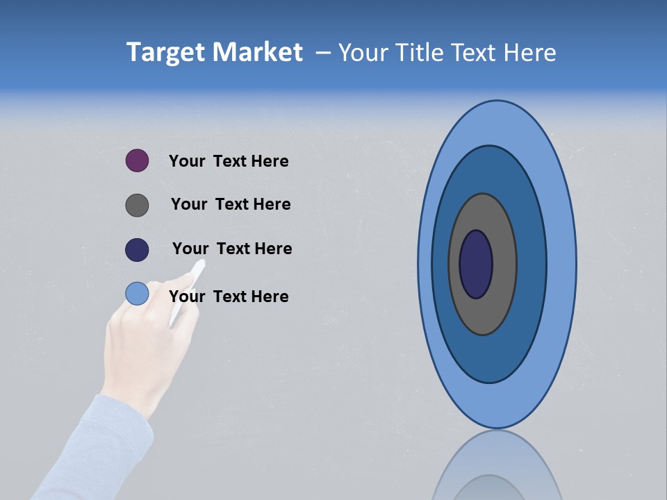 Handwriting Work Arm PowerPoint Template