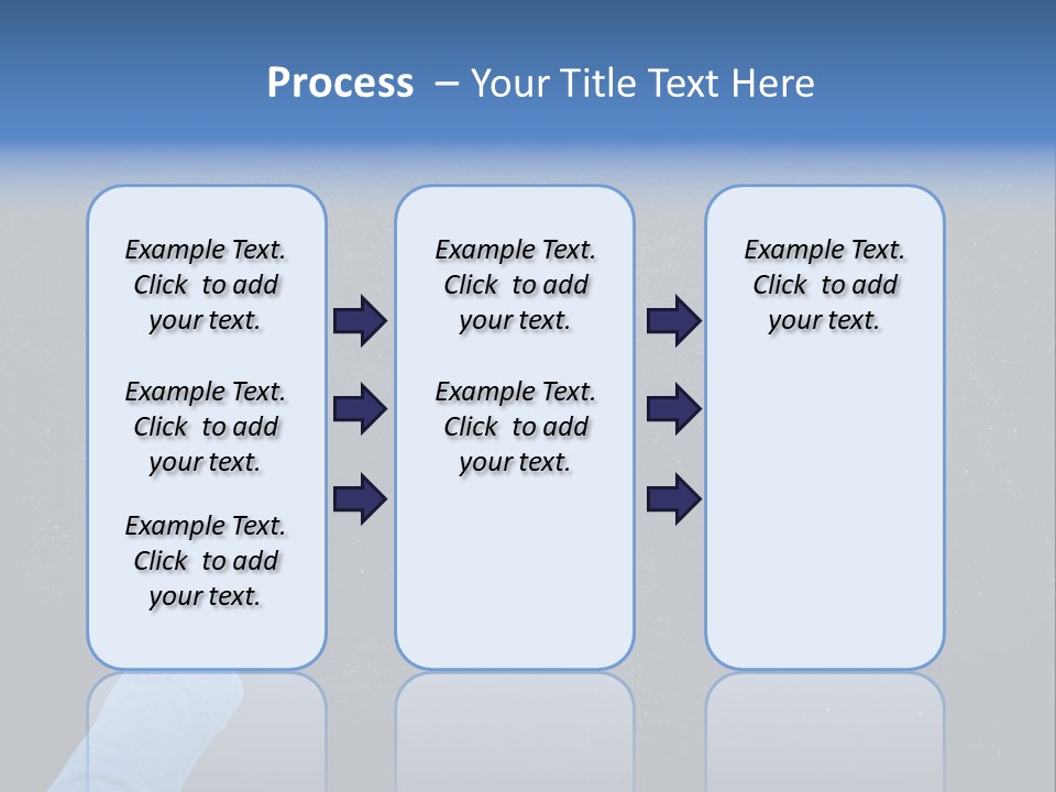 Handwriting Work Arm PowerPoint Template