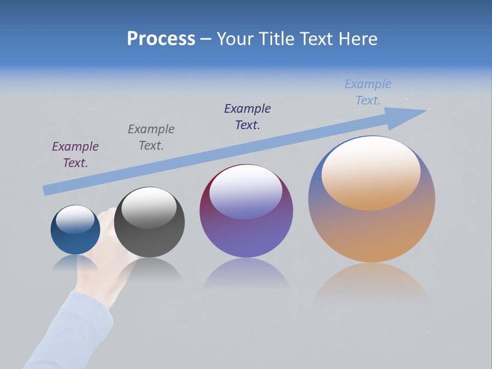 Handwriting Work Arm PowerPoint Template