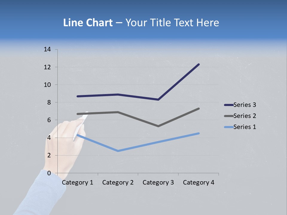 Handwriting Work Arm PowerPoint Template