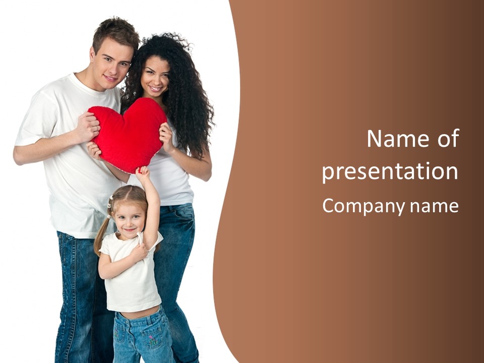 Teenager Male Parent PowerPoint Template