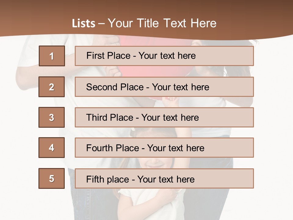 Teenager Male Parent PowerPoint Template