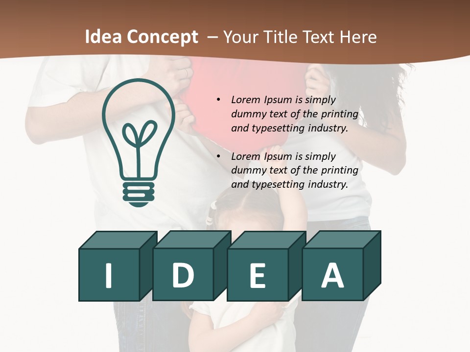 Teenager Male Parent PowerPoint Template