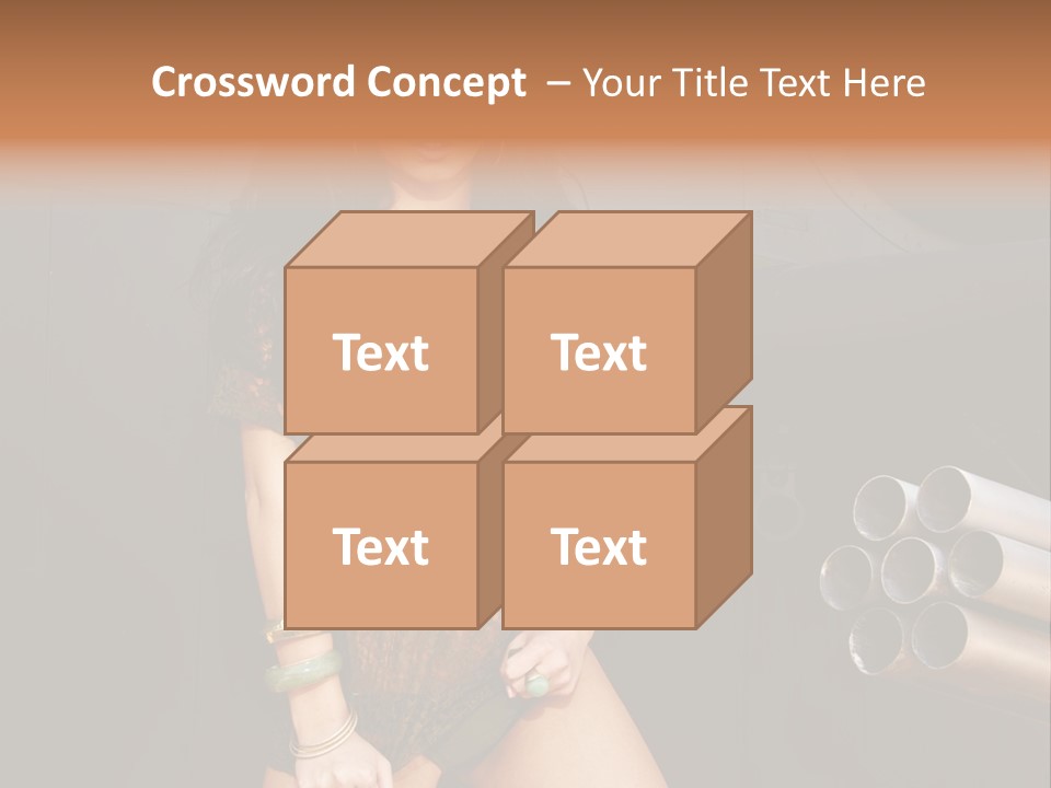 Women Glamor Air PowerPoint Template