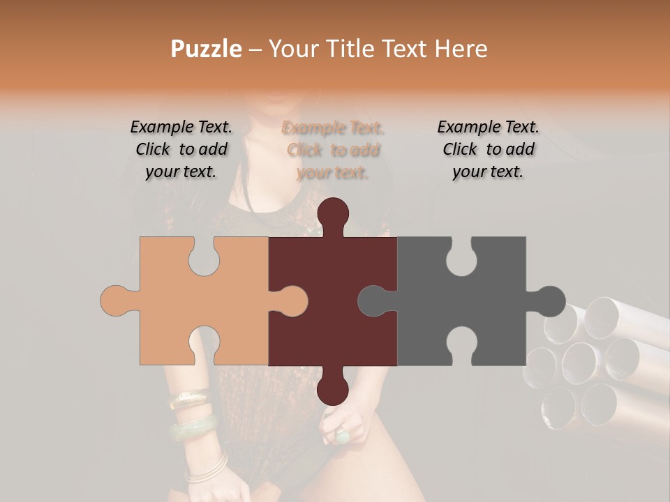 Women Glamor Air PowerPoint Template