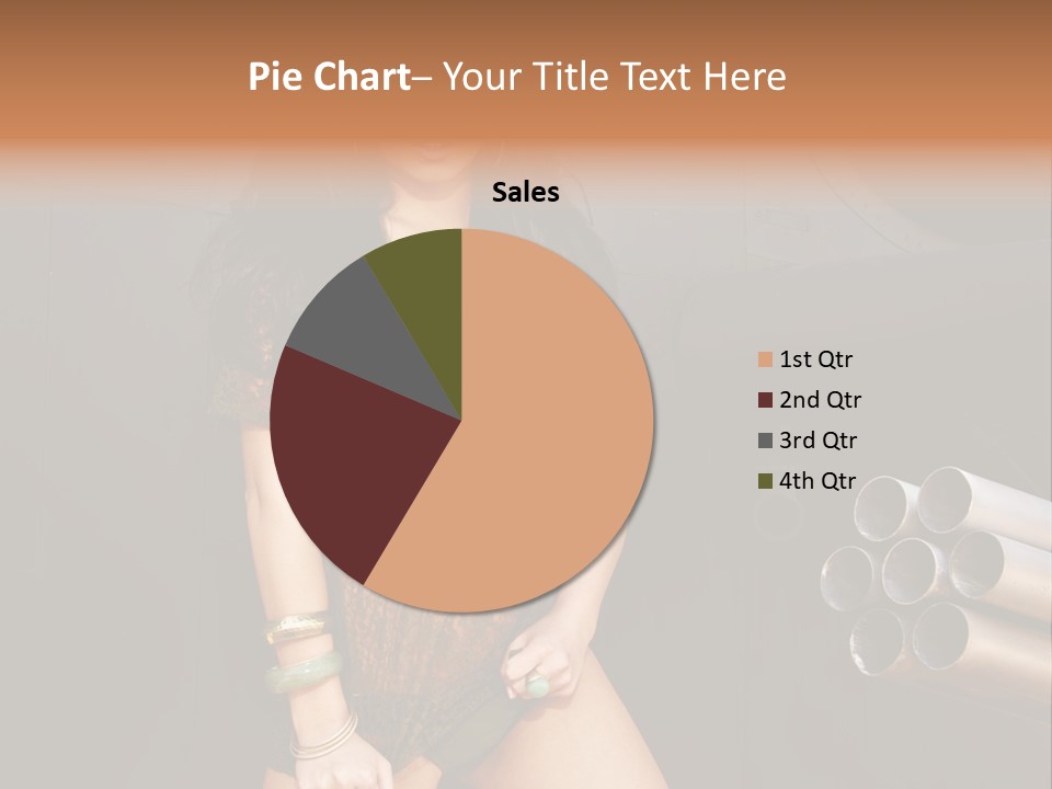 Women Glamor Air PowerPoint Template