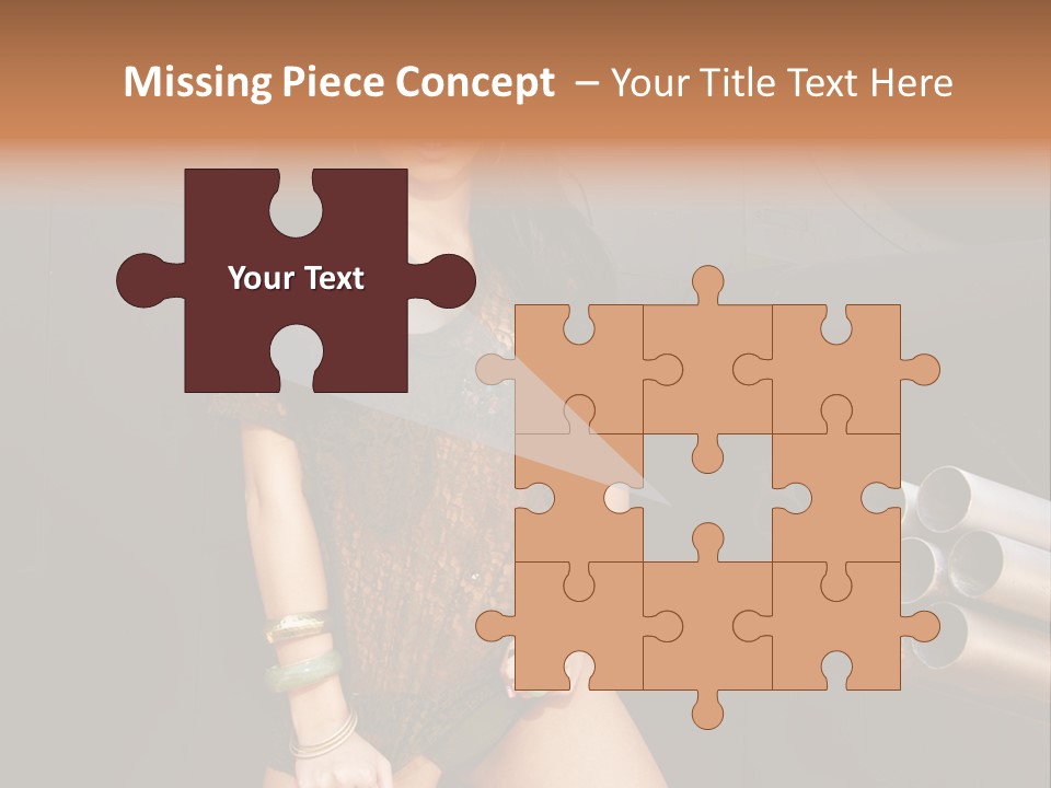 Women Glamor Air PowerPoint Template