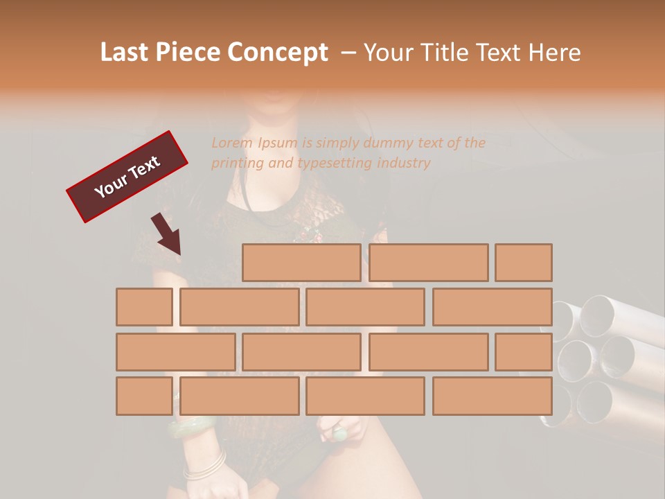 Women Glamor Air PowerPoint Template