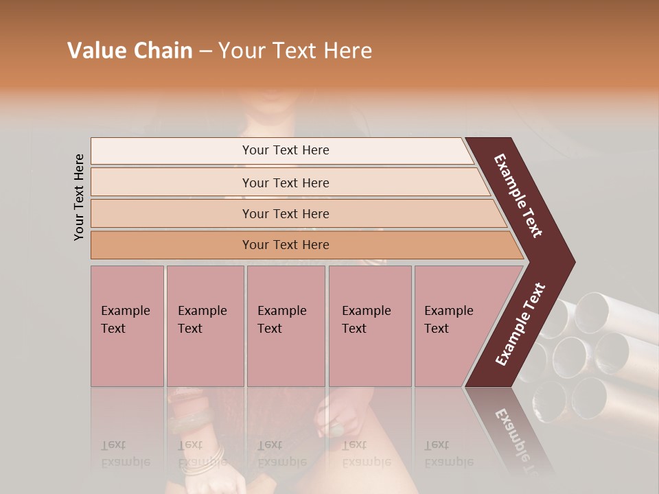 Women Glamor Air PowerPoint Template