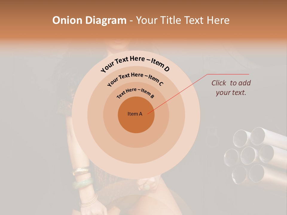 Women Glamor Air PowerPoint Template