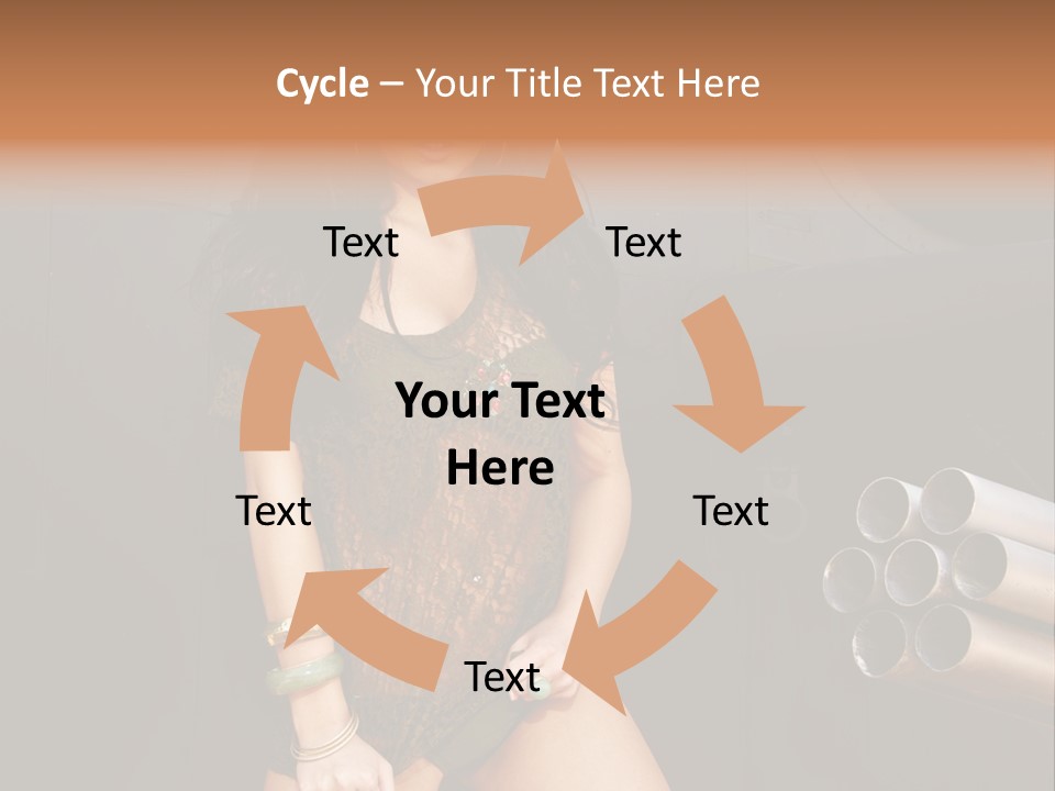 Women Glamor Air PowerPoint Template