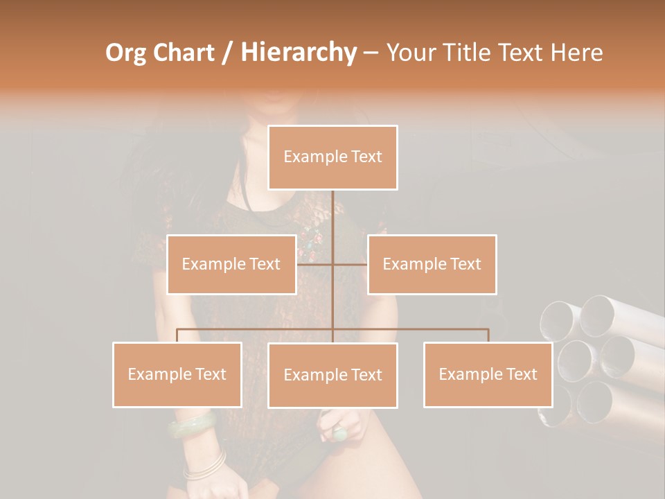 Women Glamor Air PowerPoint Template