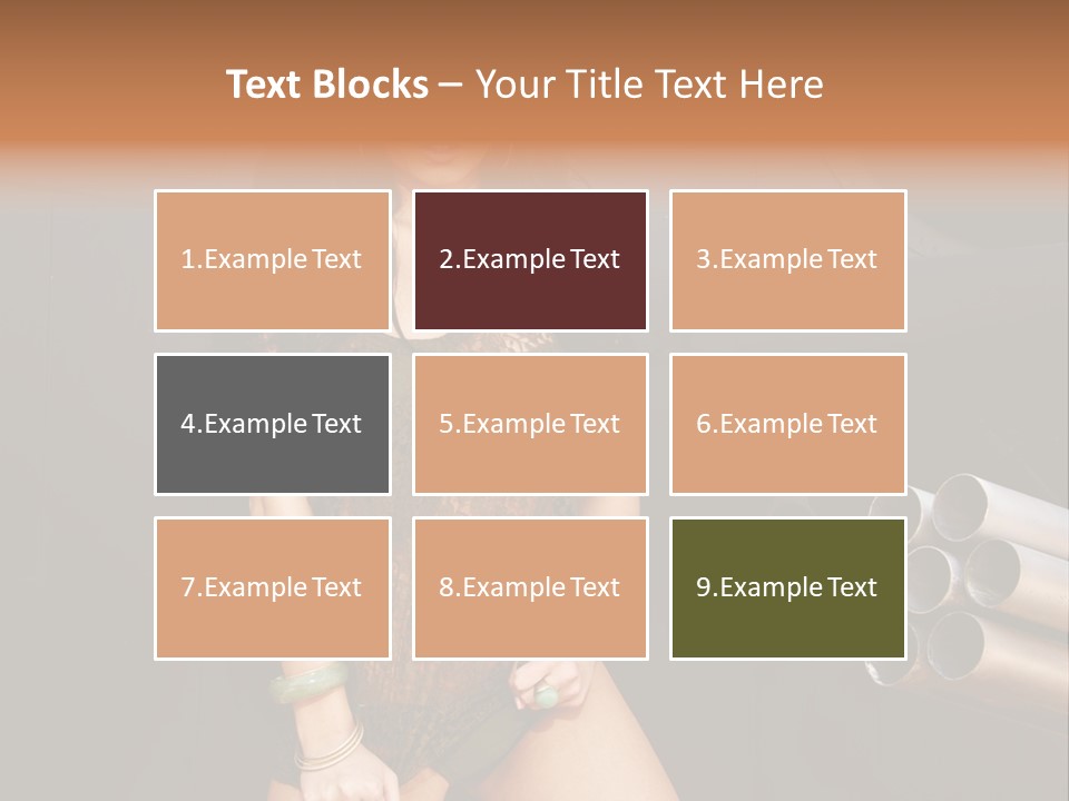 Women Glamor Air PowerPoint Template