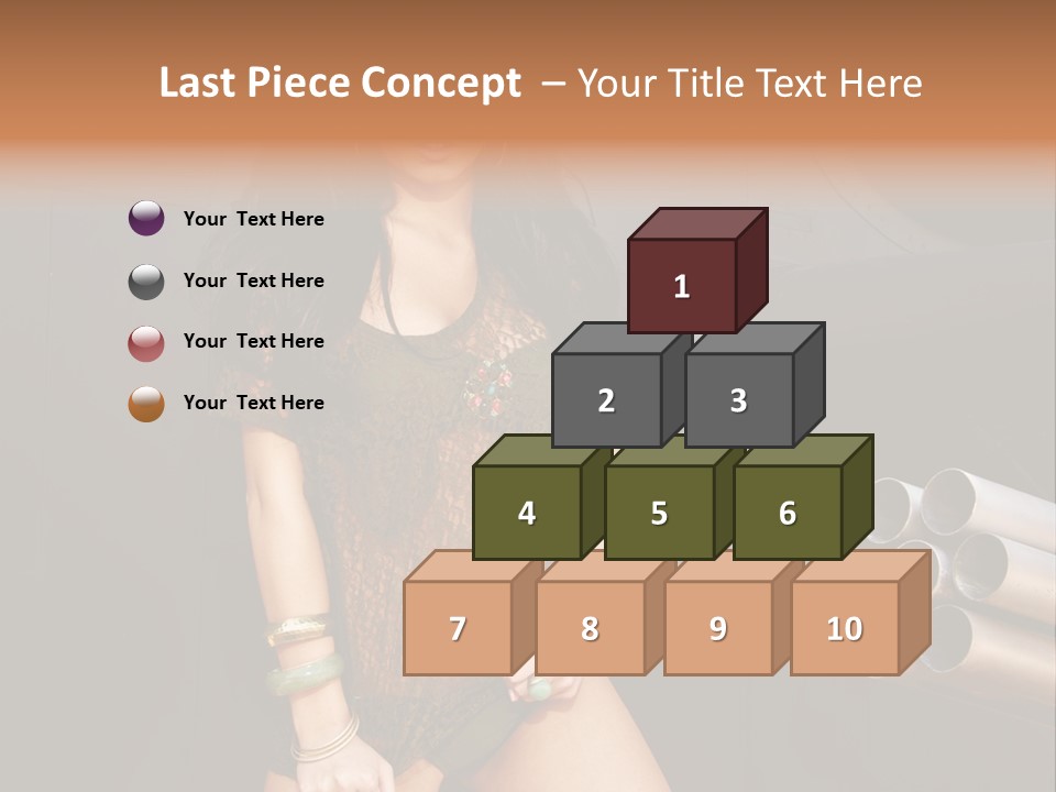 Women Glamor Air PowerPoint Template