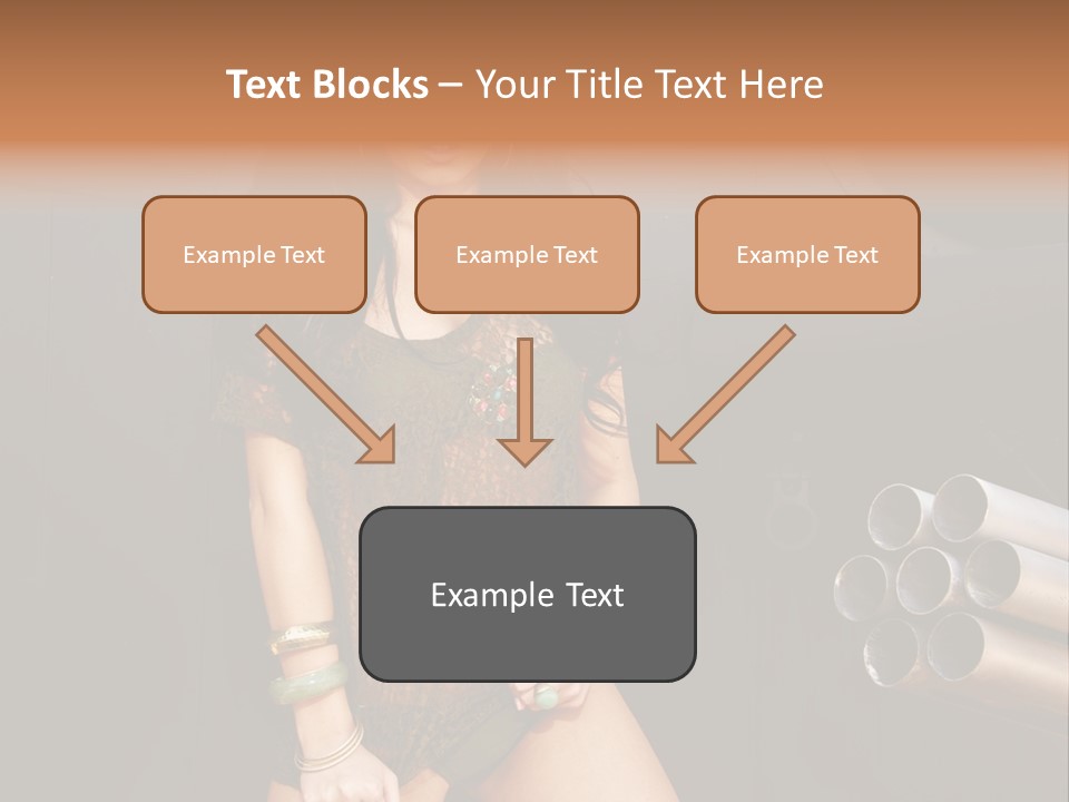 Women Glamor Air PowerPoint Template