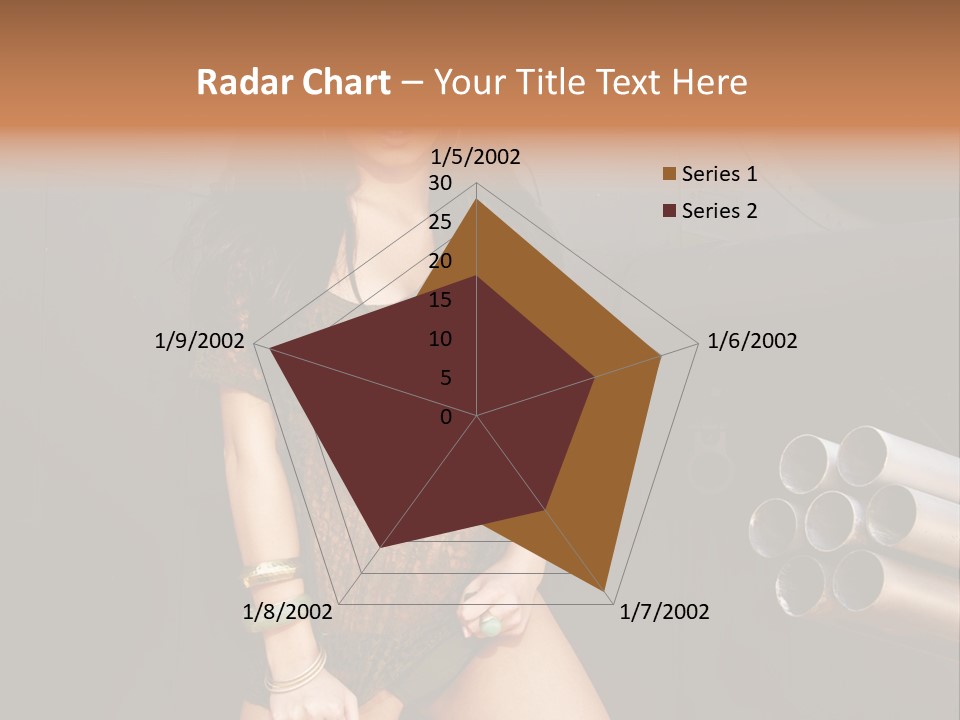 Women Glamor Air PowerPoint Template