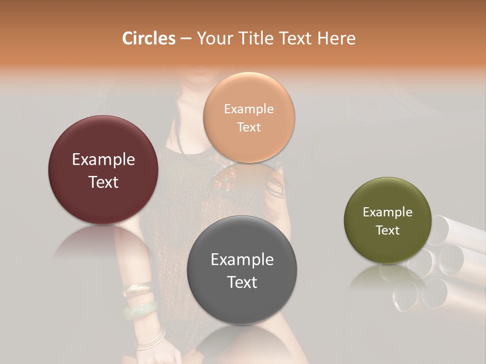 Women Glamor Air PowerPoint Template