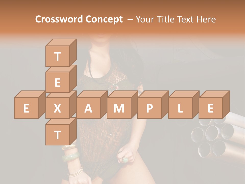 Women Glamor Air PowerPoint Template