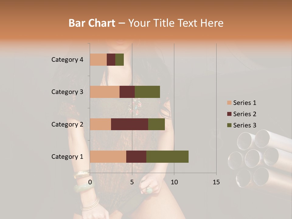 Women Glamor Air PowerPoint Template