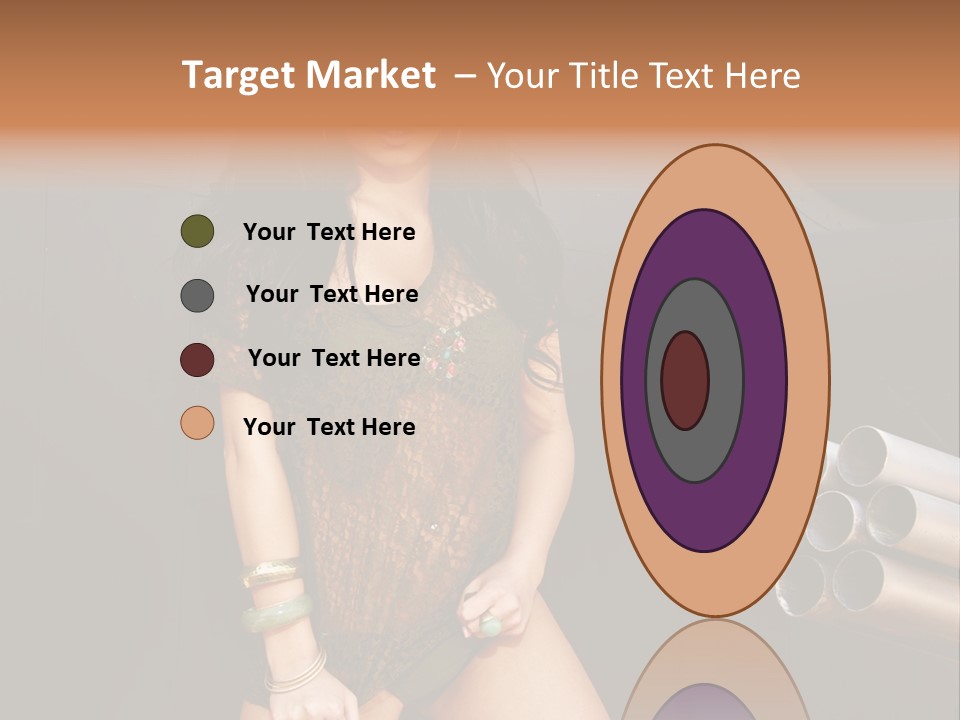 Women Glamor Air PowerPoint Template