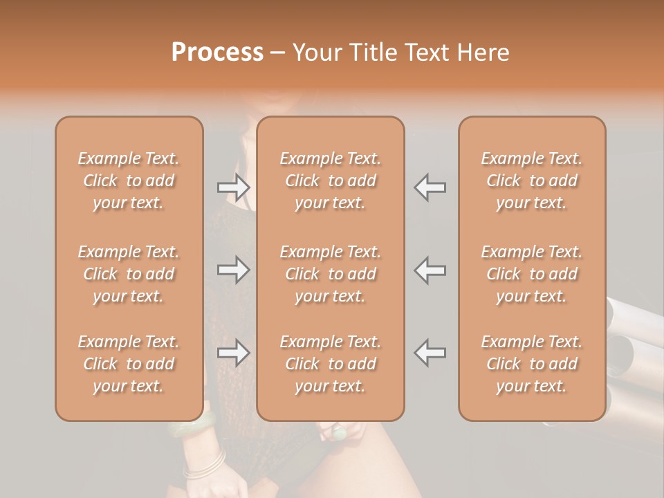 Women Glamor Air PowerPoint Template