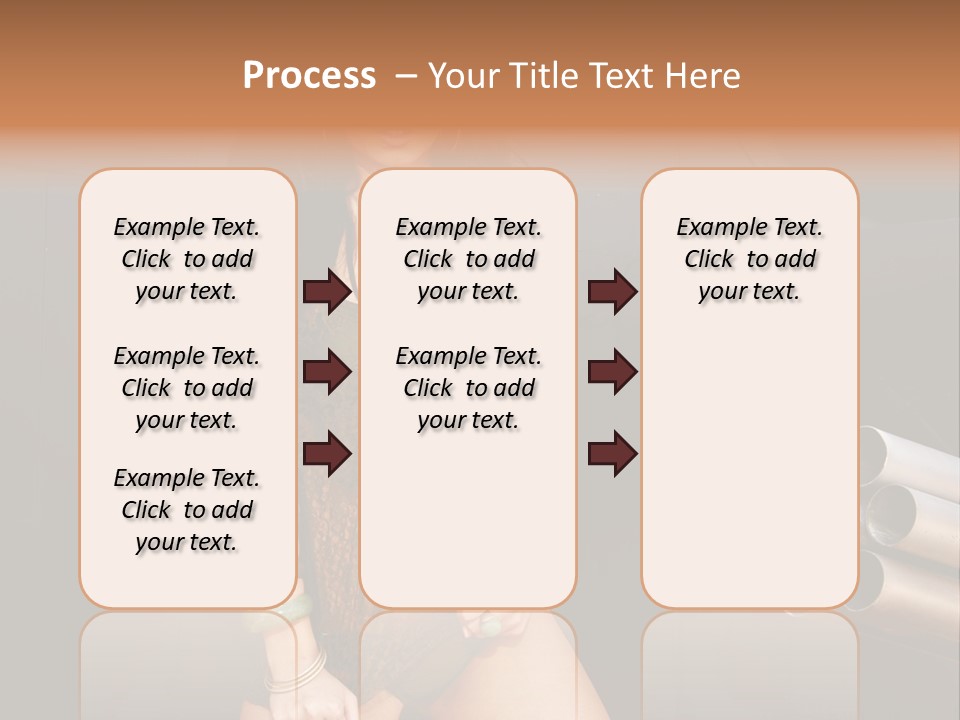 Women Glamor Air PowerPoint Template