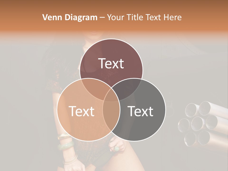 Women Glamor Air PowerPoint Template