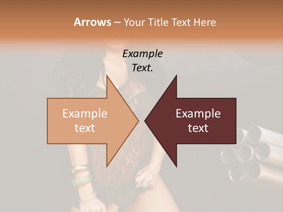 Women Glamor Air PowerPoint Template