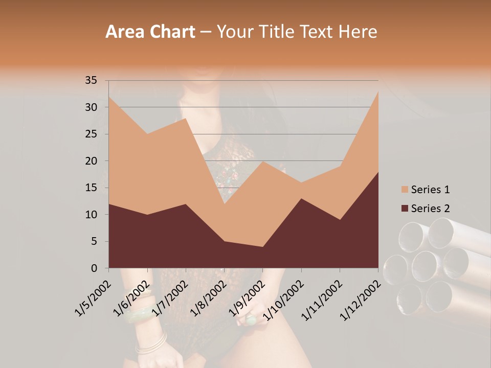 Women Glamor Air PowerPoint Template