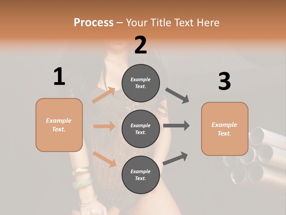 Women Glamor Air PowerPoint Template