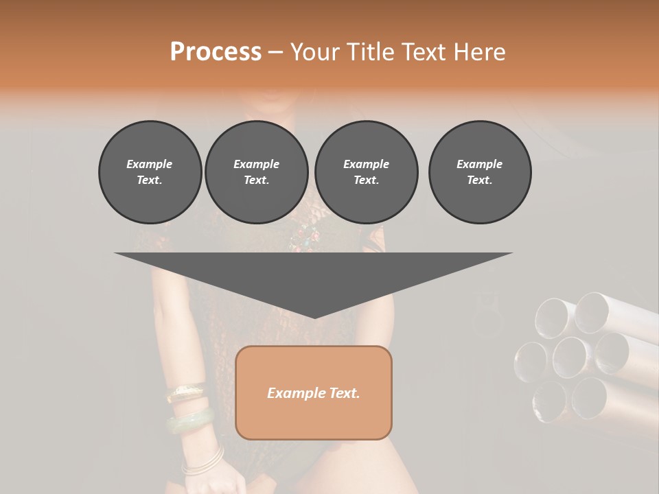 Women Glamor Air PowerPoint Template