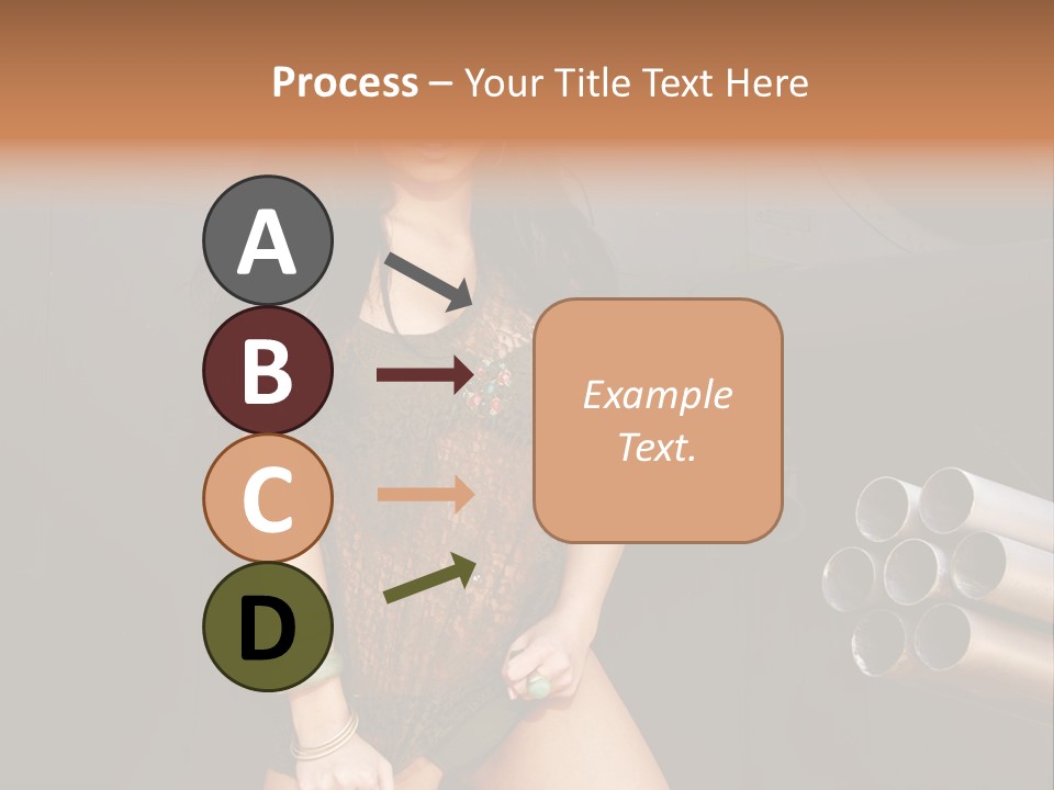 Women Glamor Air PowerPoint Template