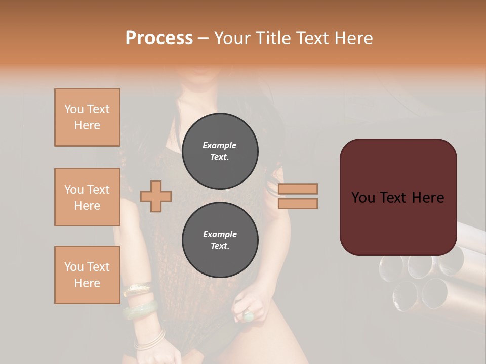 Women Glamor Air PowerPoint Template