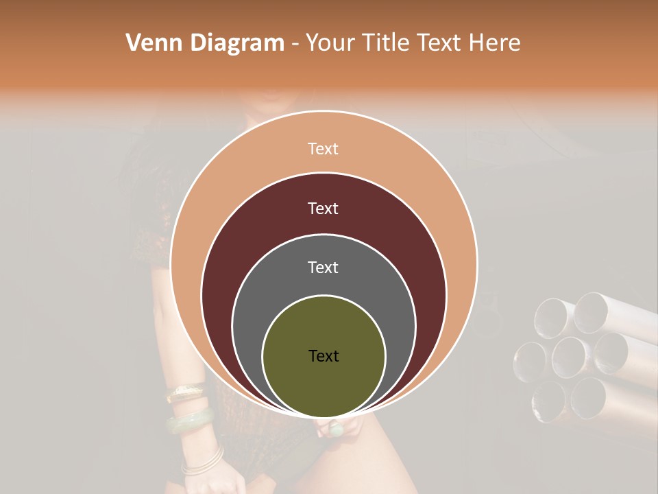 Women Glamor Air PowerPoint Template