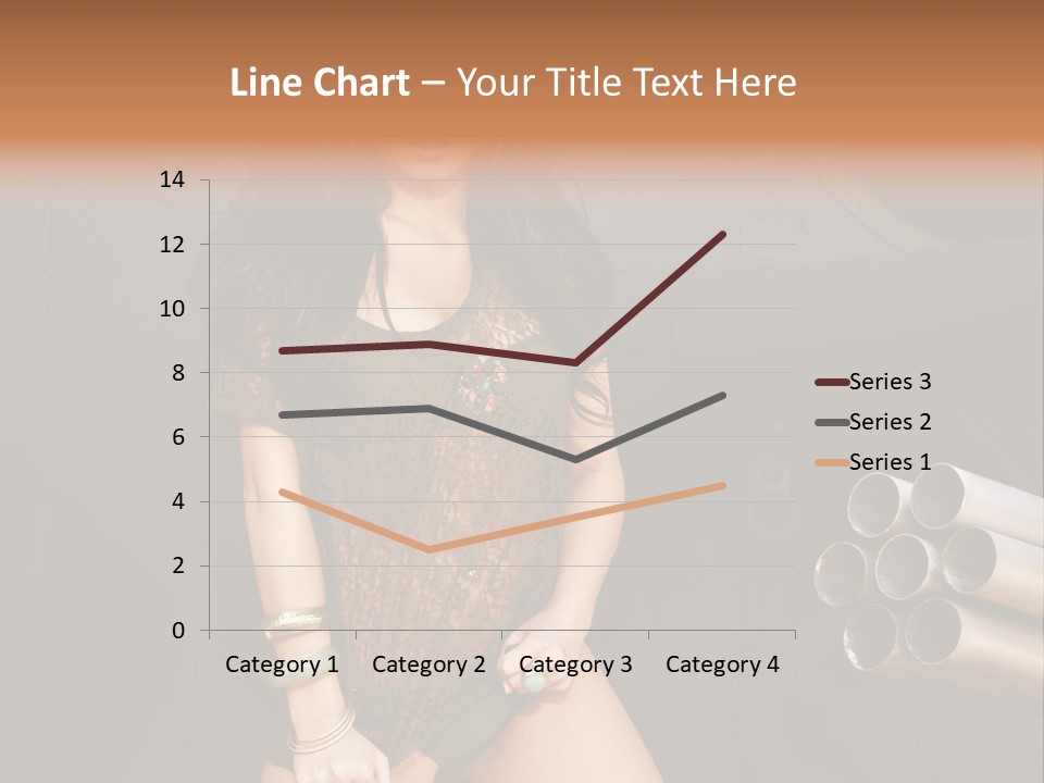 Women Glamor Air PowerPoint Template