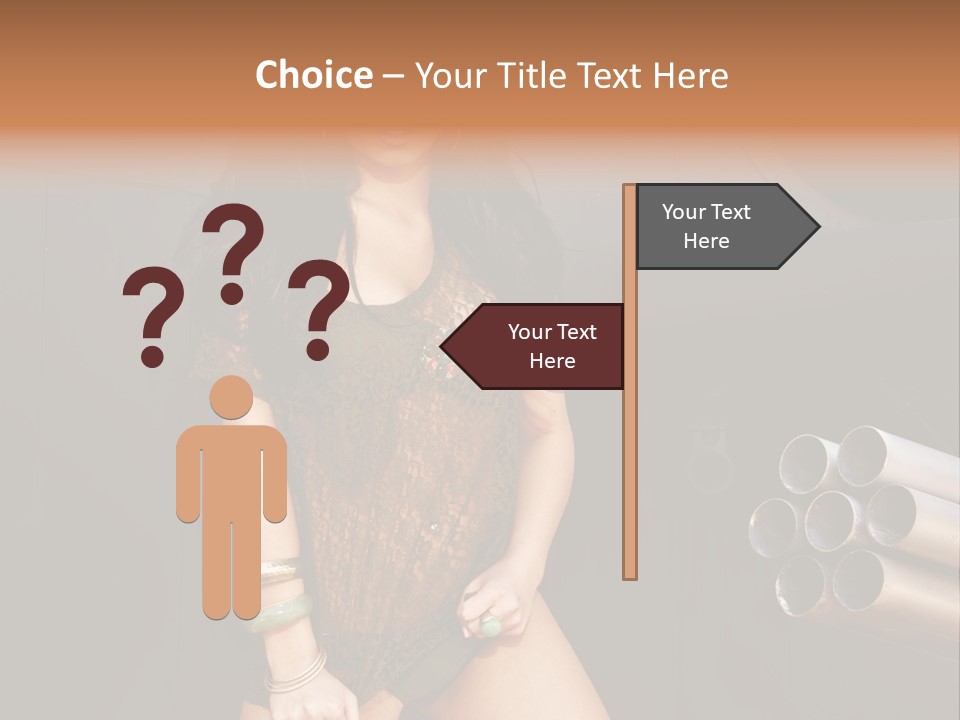 Women Glamor Air PowerPoint Template