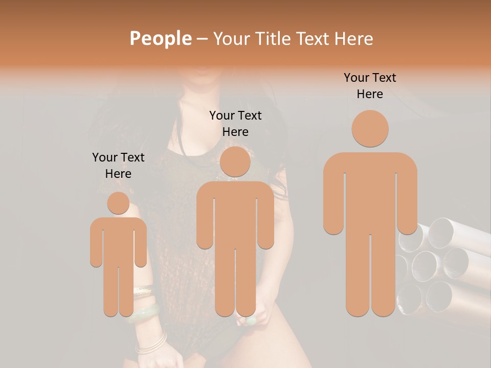 Women Glamor Air PowerPoint Template