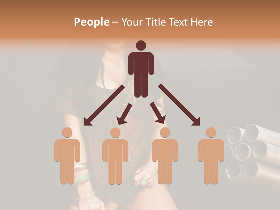 Women Glamor Air PowerPoint Template