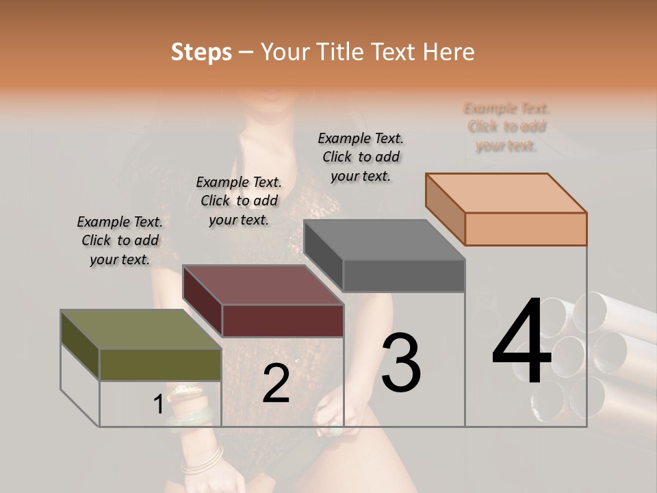 Women Glamor Air PowerPoint Template