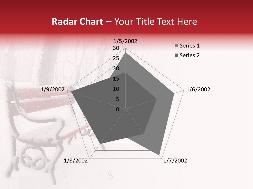 Background Red Frozen PowerPoint Template