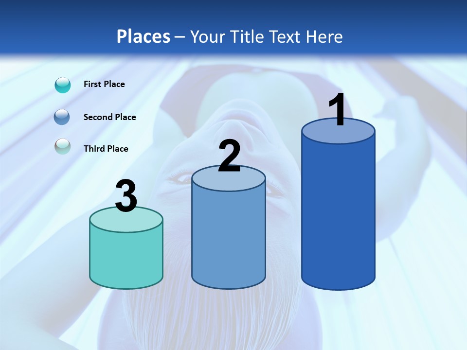 Sunbathing Protection Spa PowerPoint Template