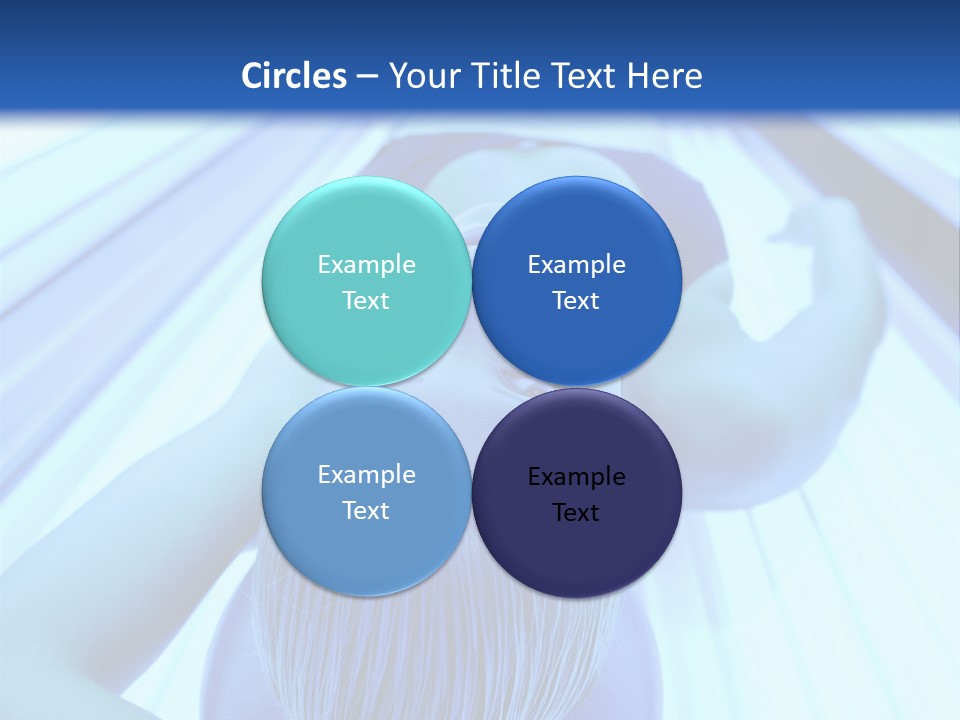 Sunbathing Protection Spa PowerPoint Template