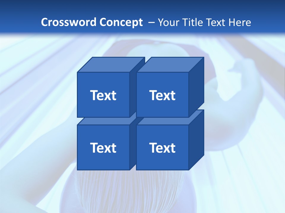 Sunbathing Protection Spa PowerPoint Template