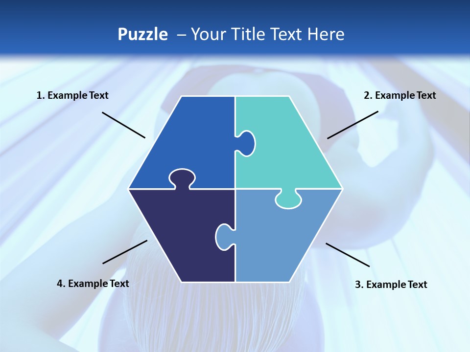 Sunbathing Protection Spa PowerPoint Template