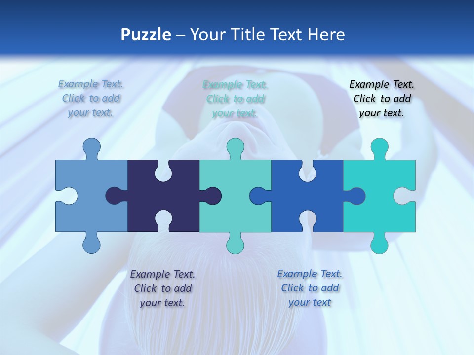 Sunbathing Protection Spa PowerPoint Template