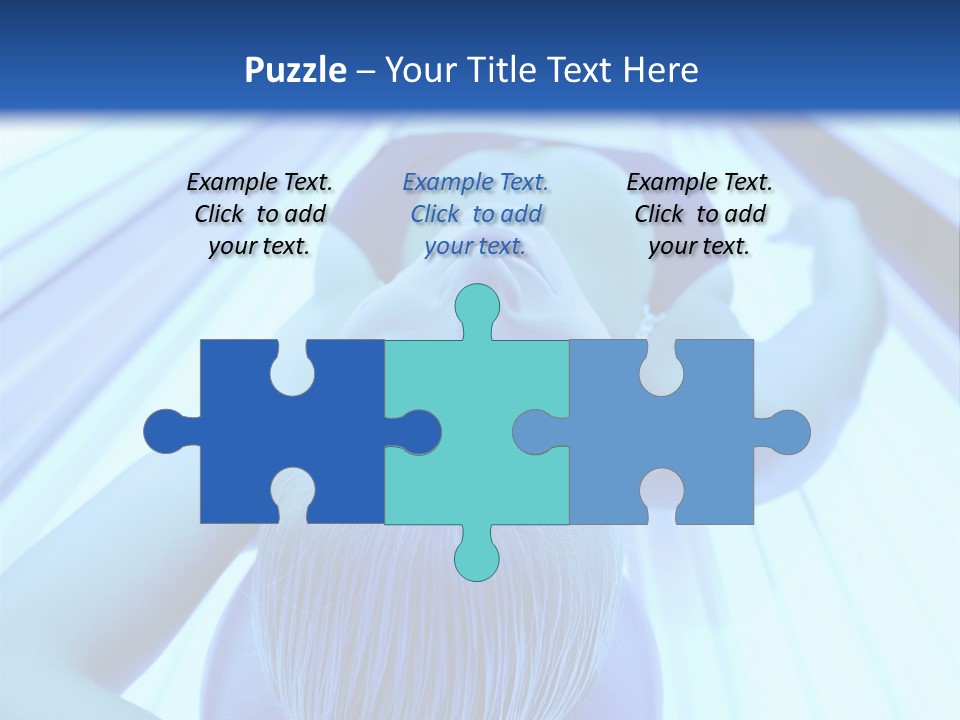 Sunbathing Protection Spa PowerPoint Template