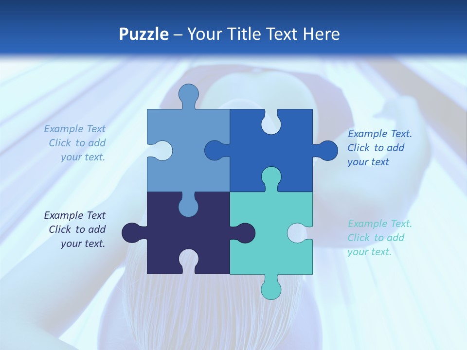 Sunbathing Protection Spa PowerPoint Template